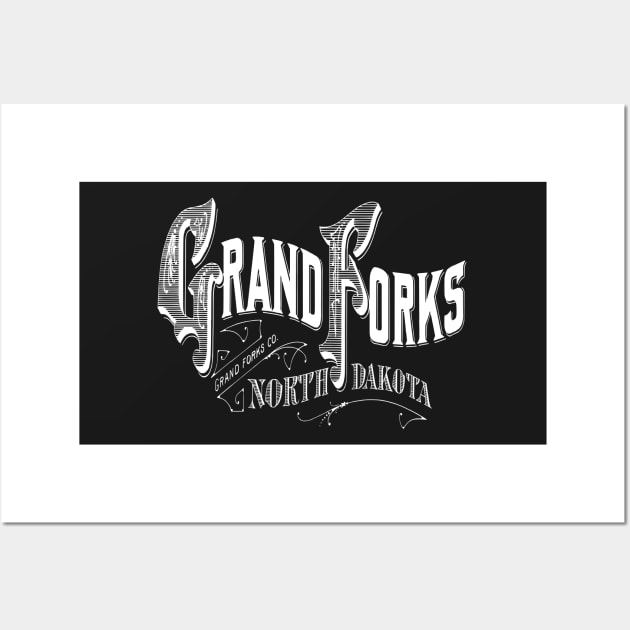 Vintage Grand Forks, ND Wall Art by DonDota